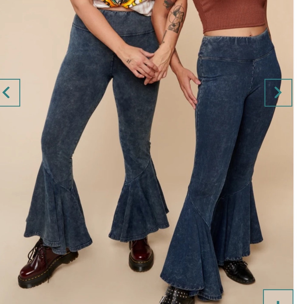 Earthbound Flowy Denim Pants